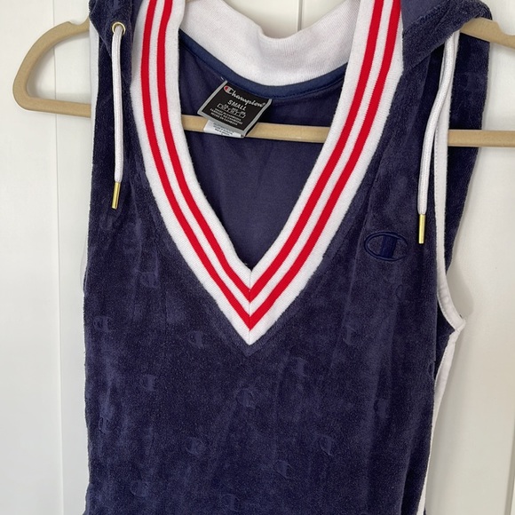 Champion terry cloth romper. Size small - Picture 3 of 7
